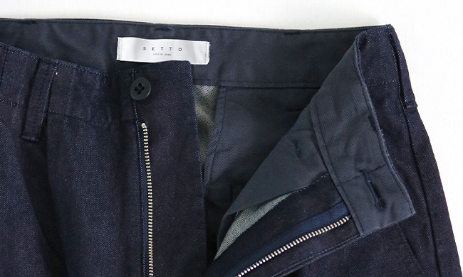 SETTO】CTX-018 / WIDE TAPERED TROUSERS | デニム研究所 by JAPAN