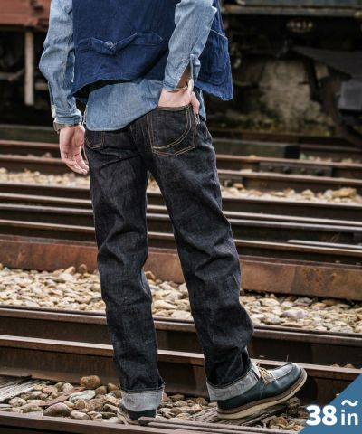 桃太郎JEANS】銅丹特濃クラシックストレート（ジッパーフライ） 【送料