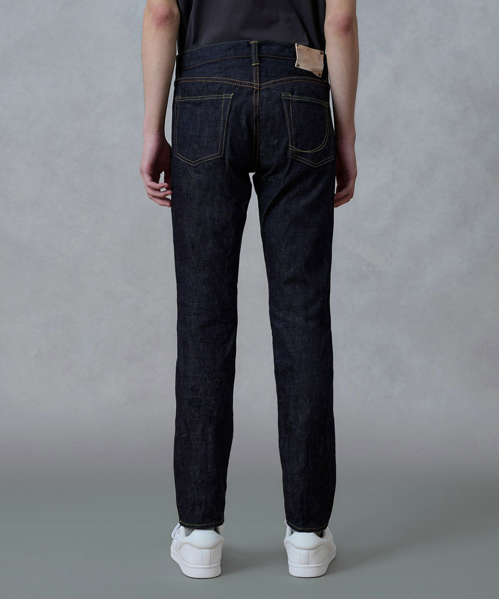桃太郎JEANS】G015-MZ 銅丹特濃ナローテーパード ジッパーフライ 