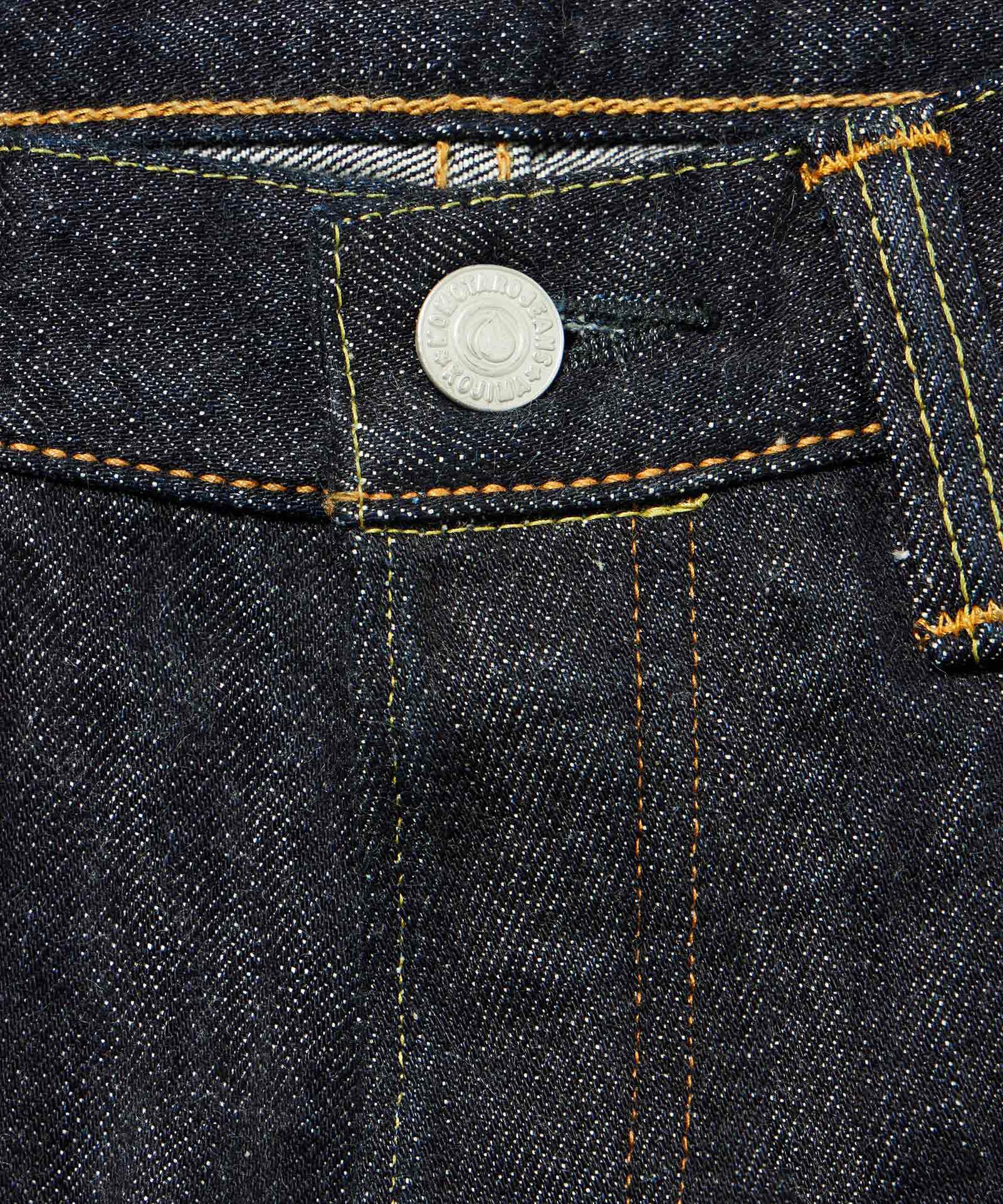桃太郎JEANS】0705SP出陣タイトストレートボタンフライ | デニム研究所 