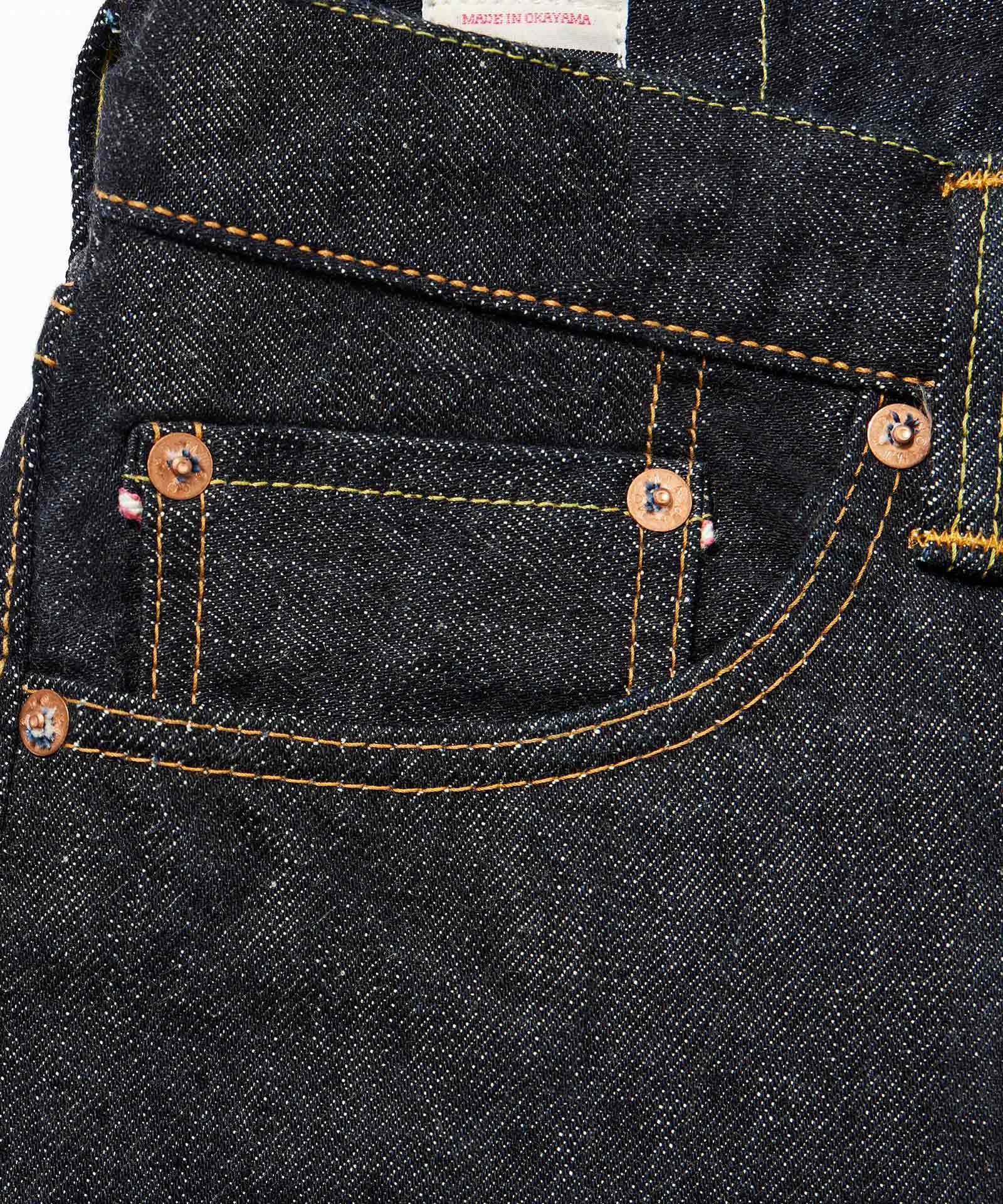 桃太郎JEANS】0705SP出陣タイトストレートボタンフライ | デニム研究所 