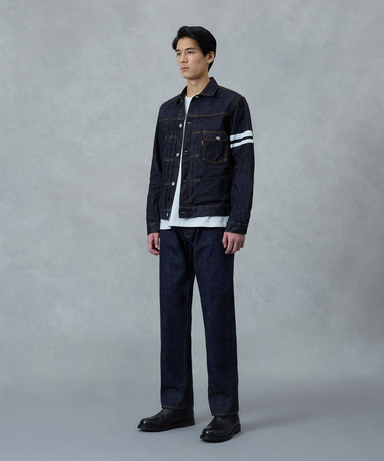 桃太郎JEANS】2105SP出陣 ダブルポケットデニムジャケット | デニム 