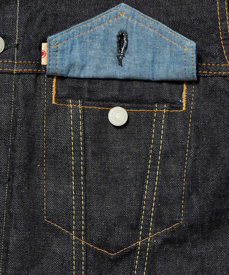 桃太郎JEANS】3105SP出陣 Vシームデニムジャケット | デニム研究 桃太郎JEANS】3105SP出陣 Vシームデニムジャケット | デニム研究