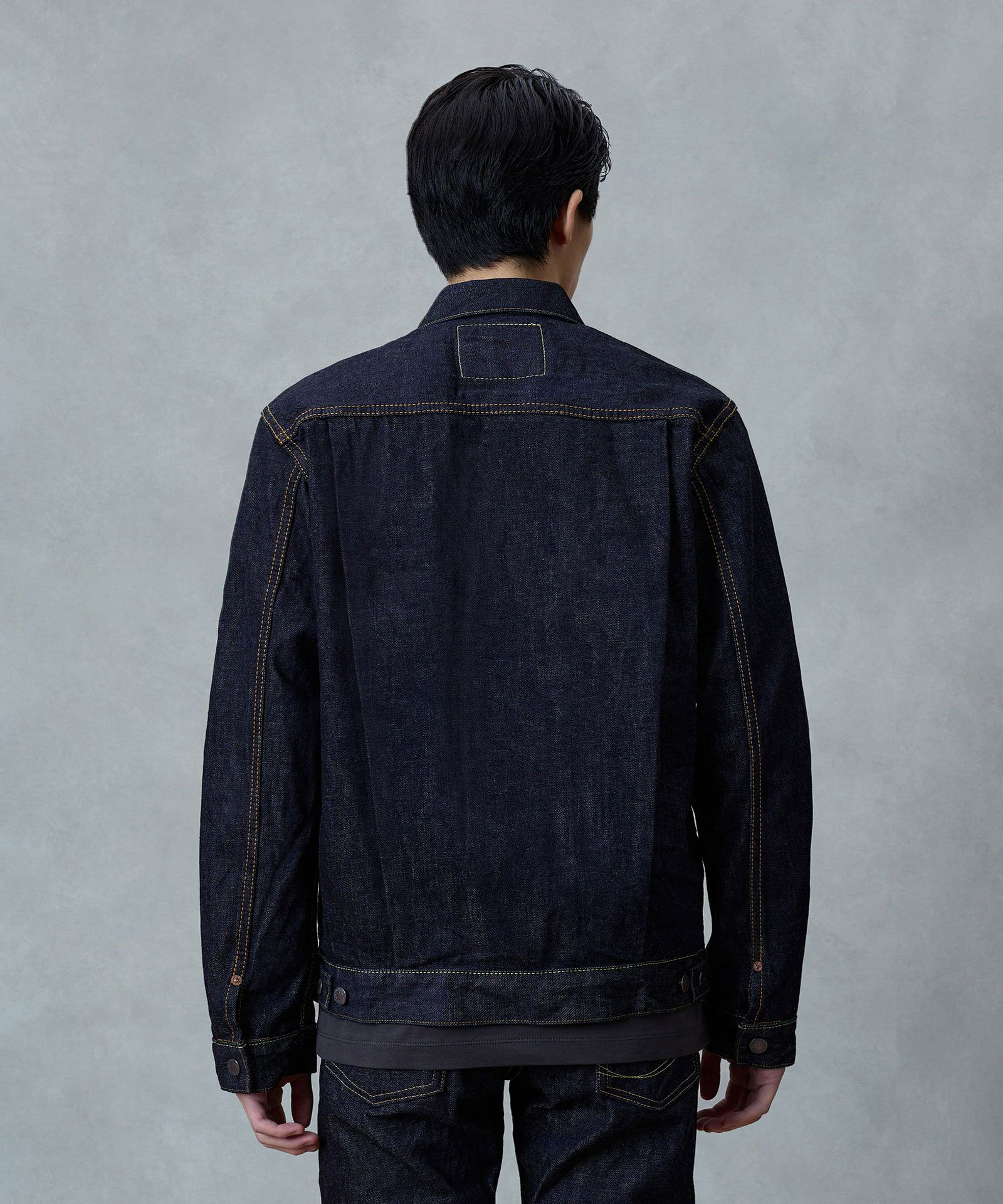 桃太郎JEANS】MJ2103銅丹特濃インディゴブルー・ダブルポケットデニム 