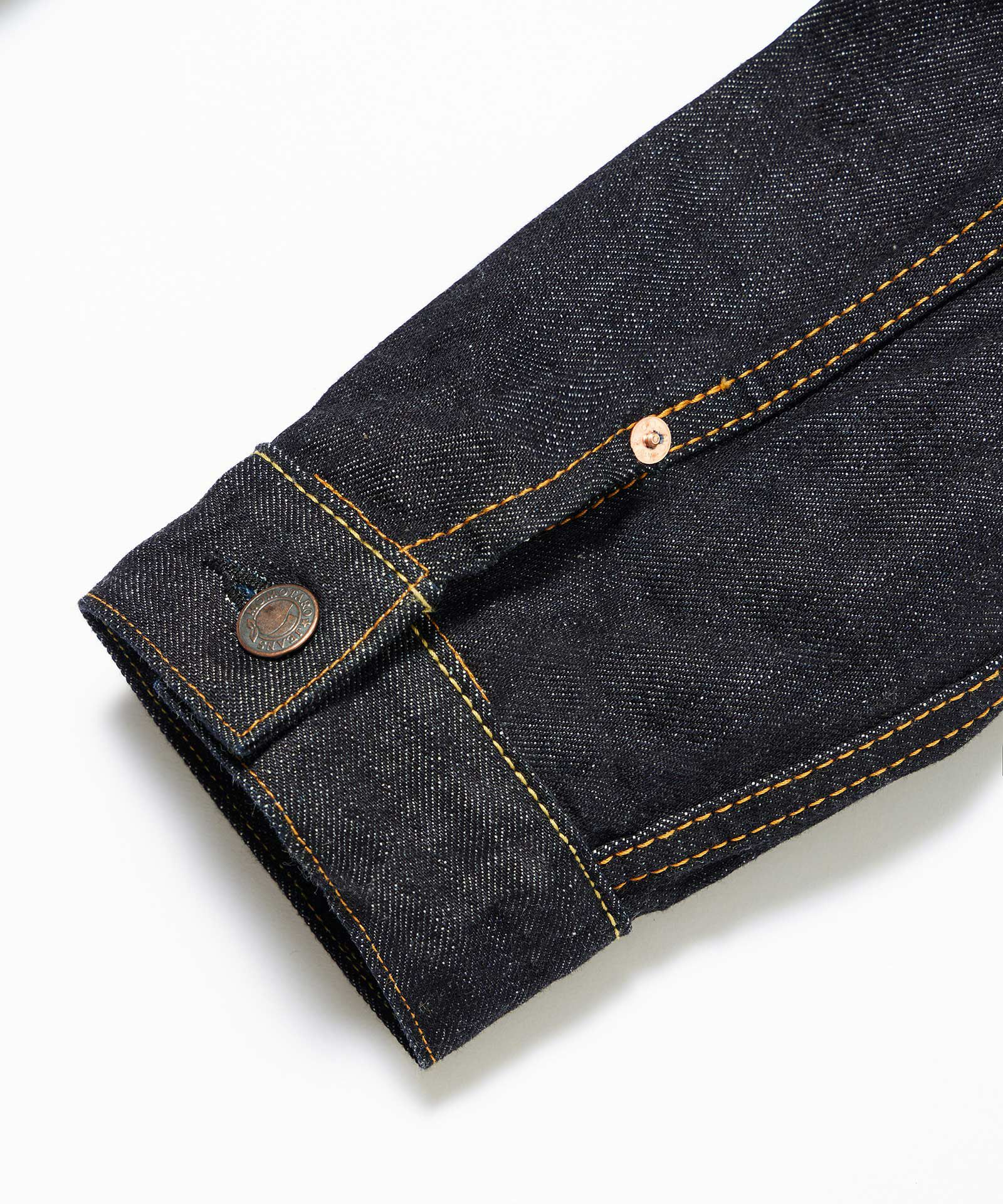桃太郎JEANS】MJ2103銅丹特濃インディゴブルー・ダブルポケットデニム 