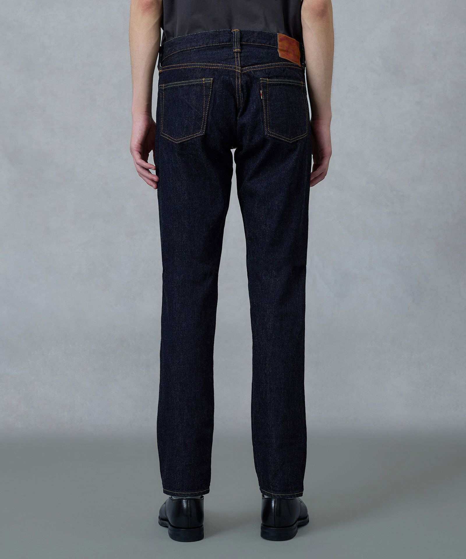 桃太郎JEANS】0101 ヴィンテージナローテーパード ボタンフライ 