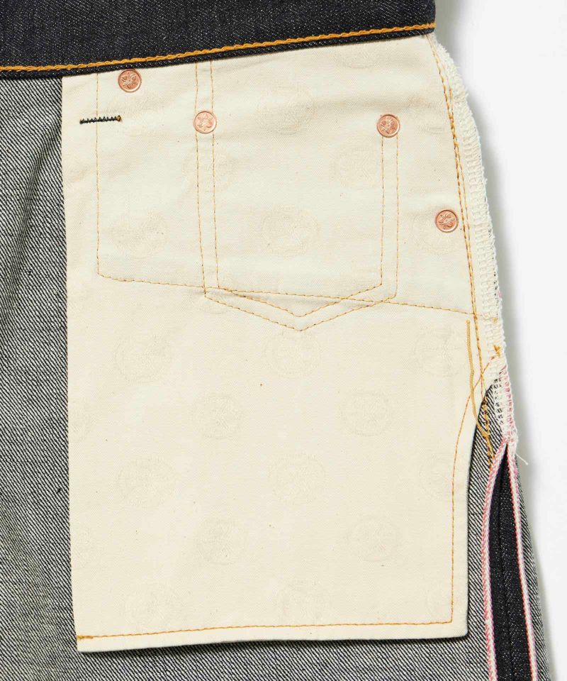 桃太郎JEANS】0101 ヴィンテージナローテーパード ボタンフライ