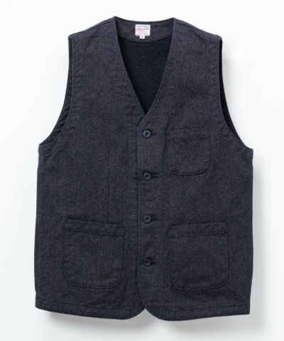 JAPAN BLUE JEANS】JVE0000U31 / DENIM URBAN “HAR” VEST / BANANA