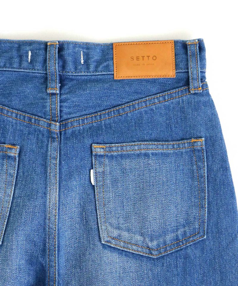 SETTO】CTX-010LV / 12oz SELVAGE STRAIGHT JEANS VINTAGE WASH