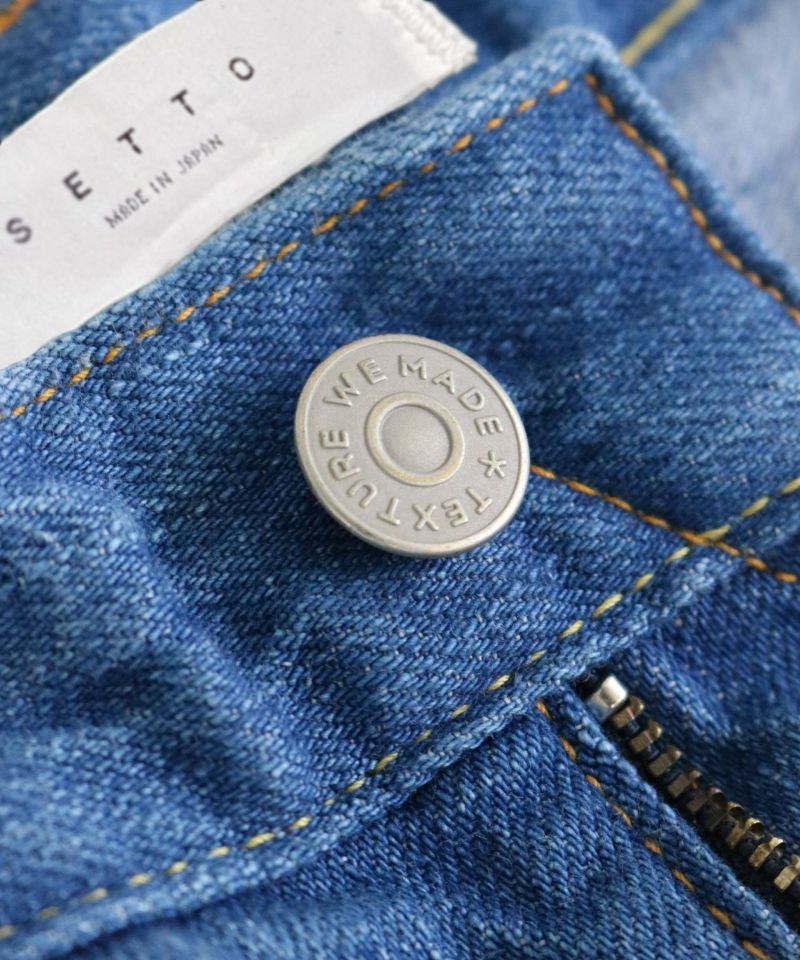 SETTO】CTX-011LV / 12oz SELVAGE TAPERED JEANS VINTAGE WASH