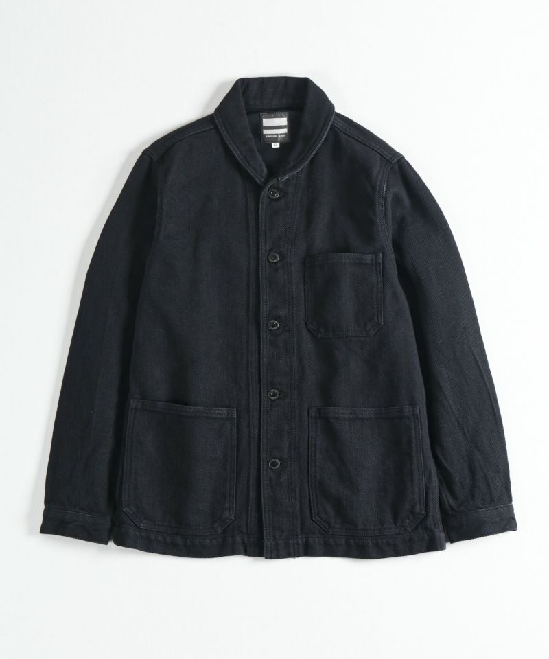 桃太郎JEANS】※秋頃再入荷予定ドビー・USNカバーオール(BLACK