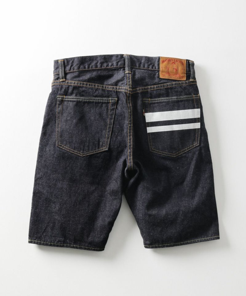 桃太郎JEANS】GTB 13oz DENIM SLIM STRAIGHT SHORTS | デニム研究所 by 