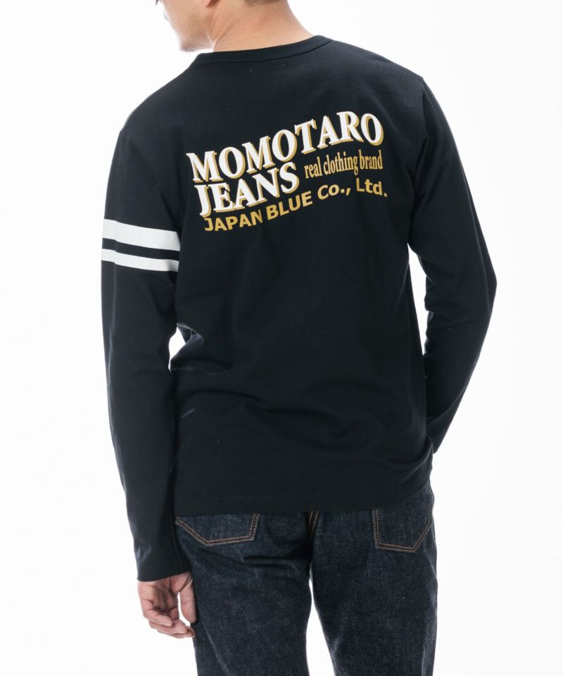 GTBバックプリント長袖Tシャツ ブラック　着用