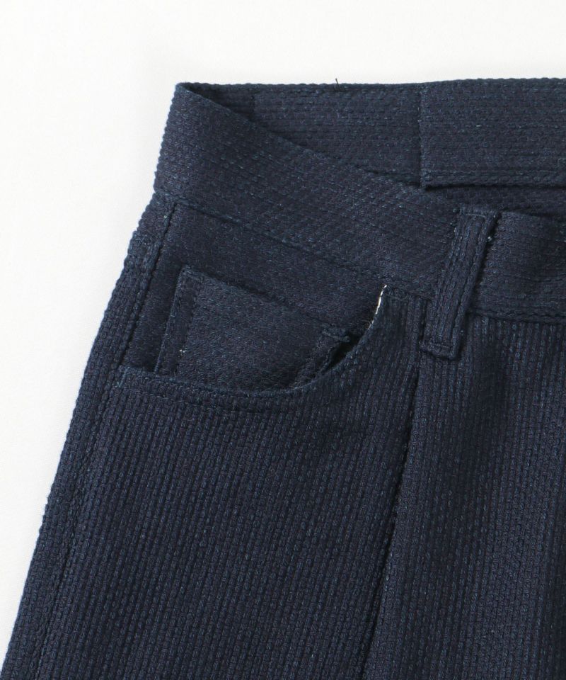 JAPAN BLUE JEANS】Sashiko 5P Wide Tapered 11oz インディゴ