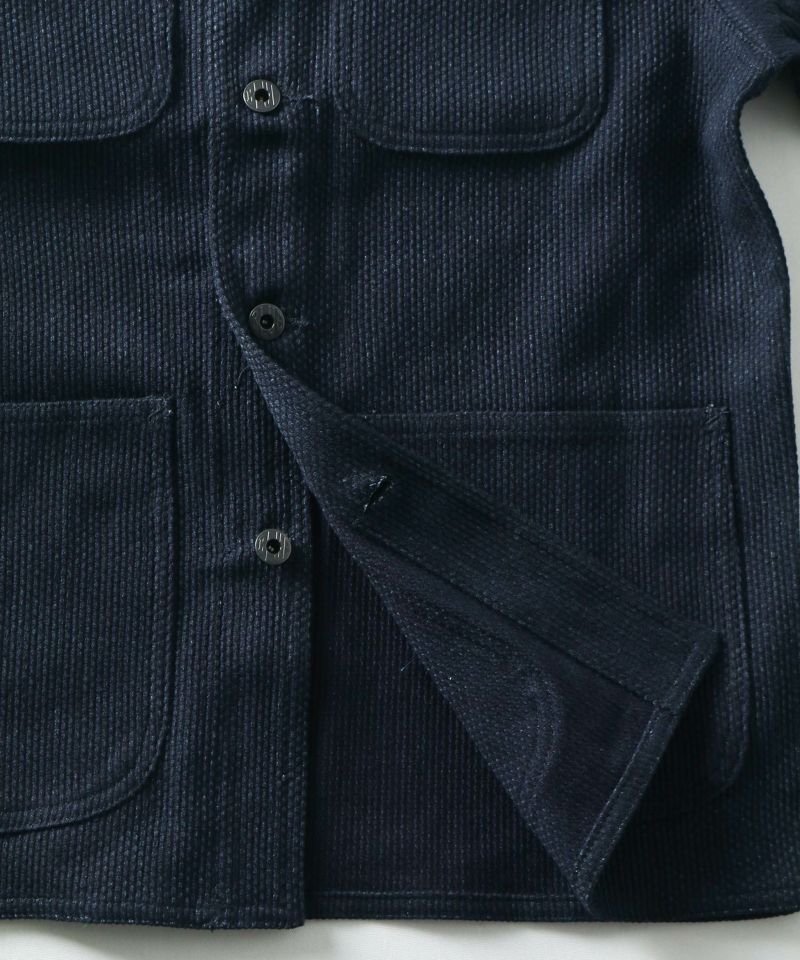 JAPAN BLUE JEANS】Sashiko Cover All Jacket 11oz インディゴ