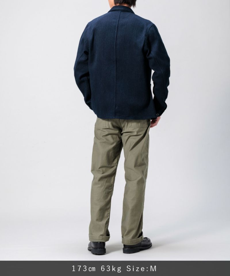 JAPAN BLUE JEANS】Sashiko Cover All Jacket 11oz インディゴ JAPAN BLUE JEANS】Sashiko Cover All Jacket 11oz インディゴ
