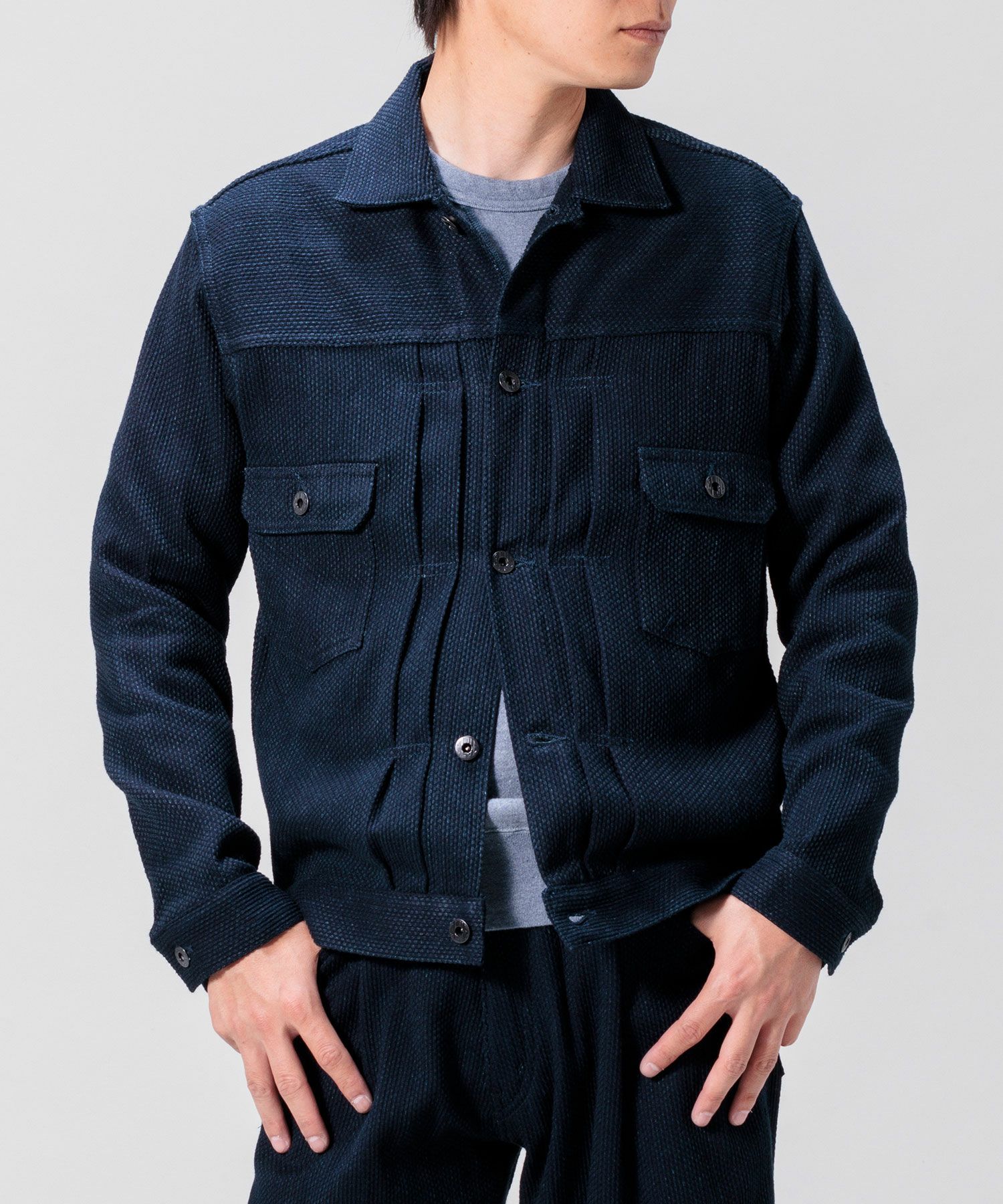 JAPAN BLUE JEANS】Sashiko 2nd Type Jacket 11oz インディゴ刺子 