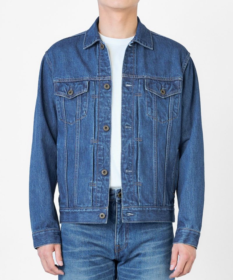 JAPAN BLUE JEANS】Denim Jacket 12.5oz アフリカ綿セルヴィッチ Aging