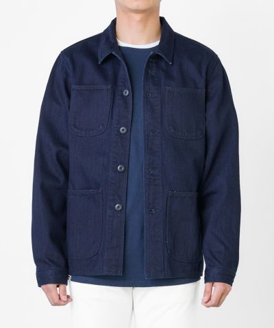 JAPAN BLUE JEANS】Sashiko Cover All Jacket 11oz インディゴ刺子