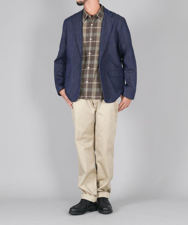信頼も高い Jacket JEANS】Tailored BLUE JAPAN SHIN-DENIM デニム研究所 | その他