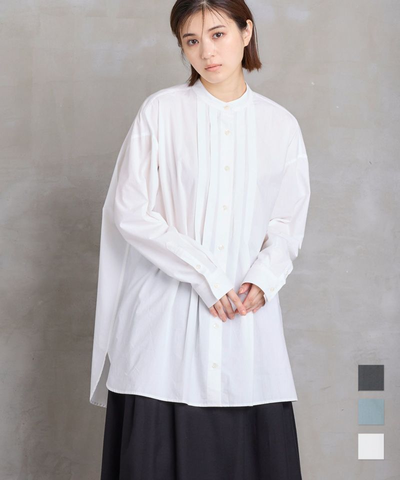 SETTO】STLS10083A PIN TUCK SHIRT | デニム研究所 by JAPAN BLUE