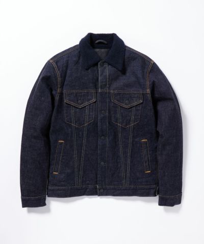 桃太郎JEANS】15.7oz DEEP INDIGO DENIM V-SEAM JACKET | デニム研究所 by JAPAN BLUE  オンラインショップ