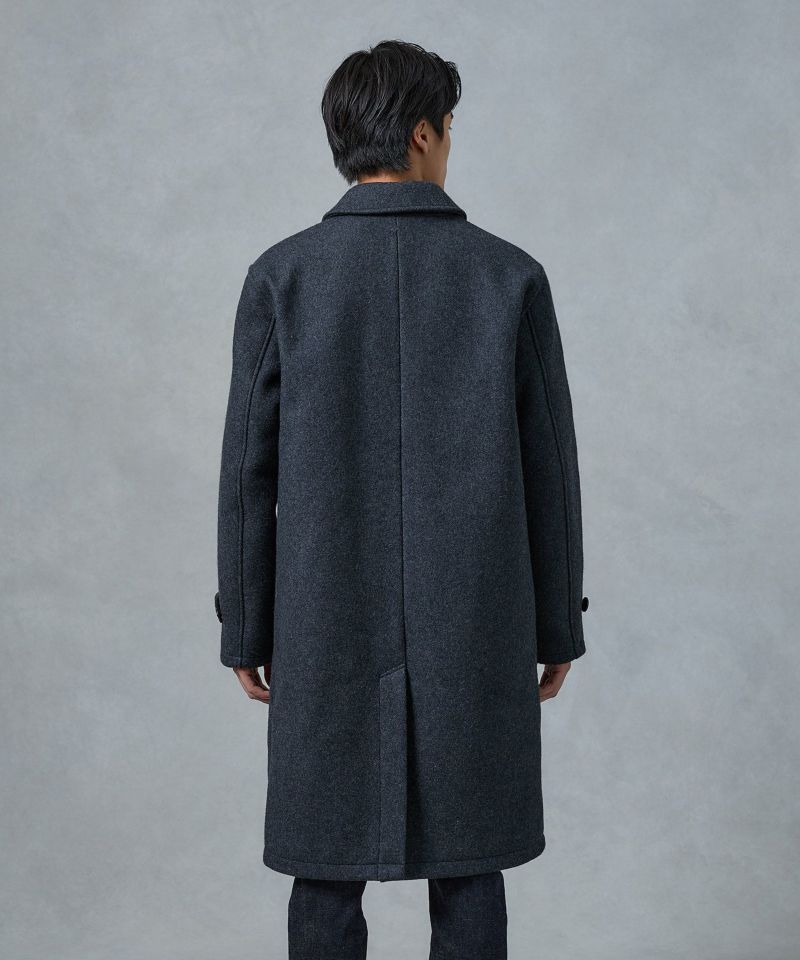 23AW HEAVY MELTON BALMACAAN COAT | デニム研究所 by JAPAN BLUE 