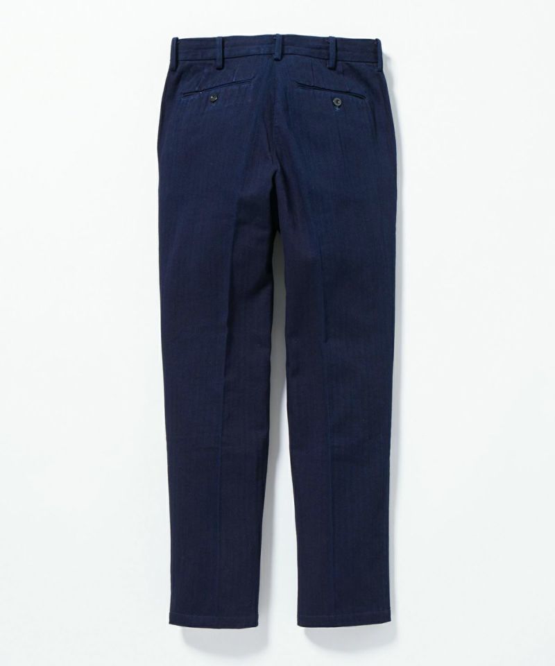 桃太郎JEANS】INDIGO HERRINGBONE TROUSER | デニム研究所 by JAPAN