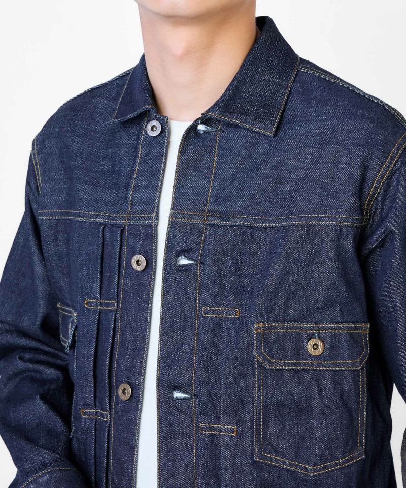 JAPAN BLUE JEANS】Type 2nd Denim Jacket 13.5oz スビンゴールド綿