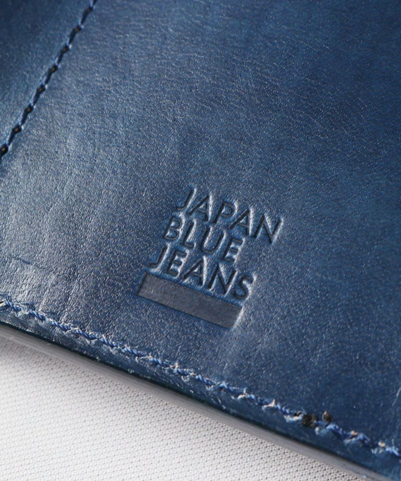 JAPAN BLUE JEANS】 三つ折り財布 藍染めレザー | デニム研究所 by