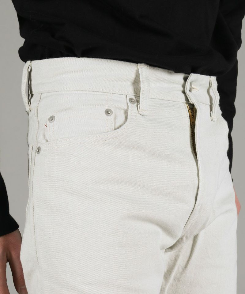 桃太郎JEANS】IVORY DENIM NARROW TAPERED | デニム研究所 by JAPAN 