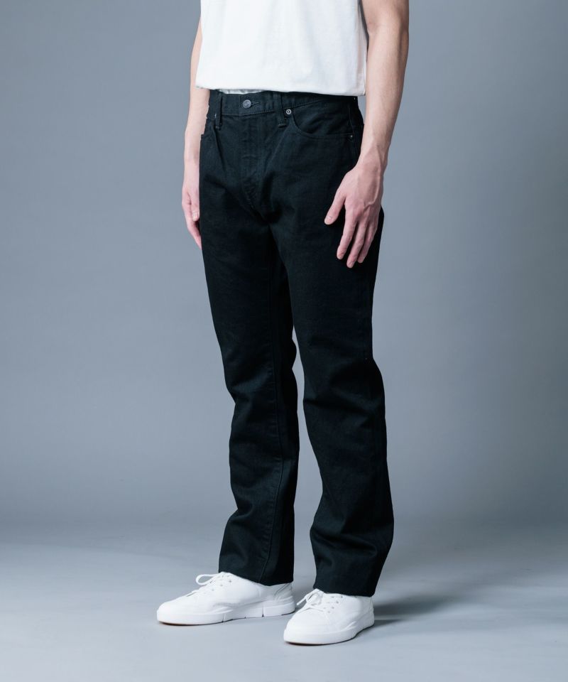 桃太郎JEANS】BLACK×BLACK SLIMFIT STRAIGHT | デニム研究所 by JAPAN BLUE オンラインショップ