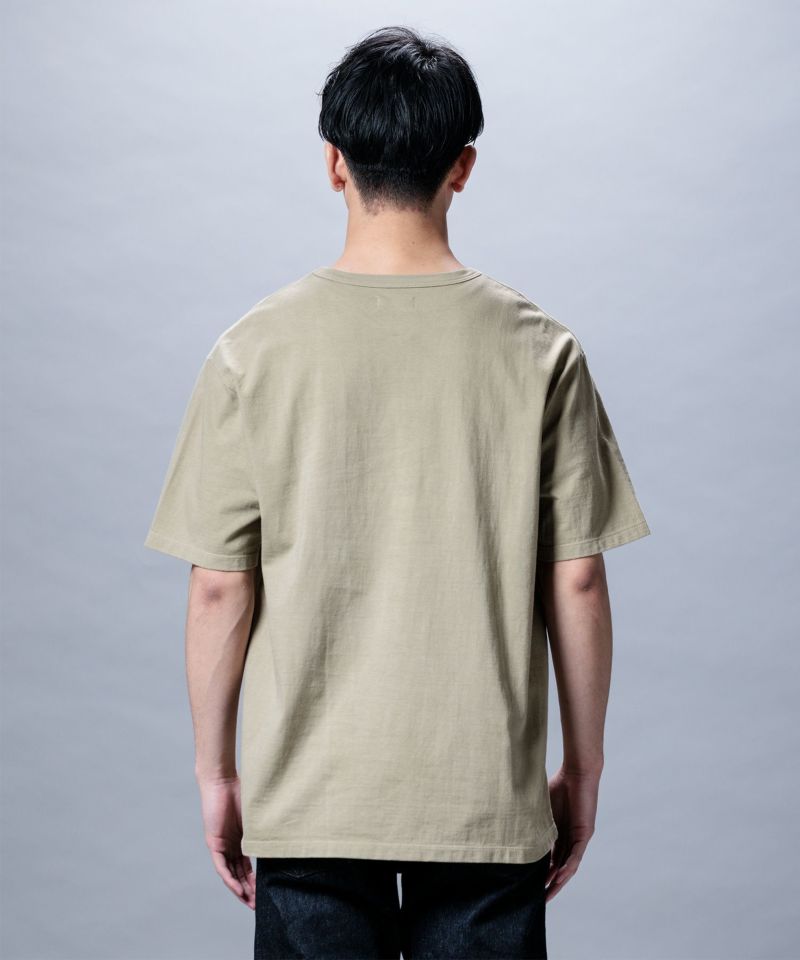 桃太郎JEANS】ZIMBABWE COTTON NATURAL DYEING S/S T-SHIRT