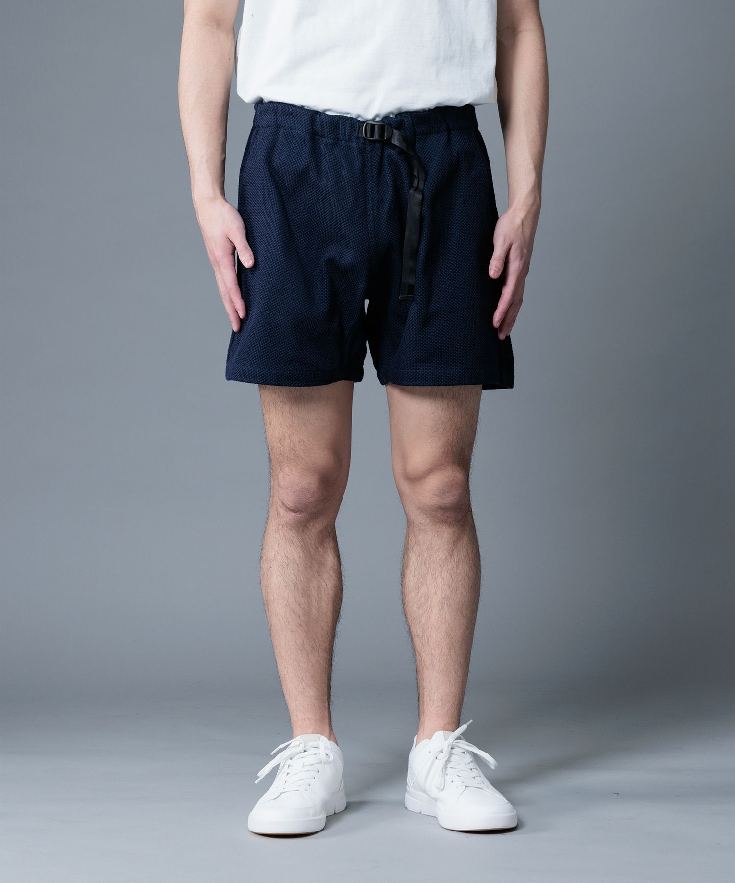 桃太郎JEANS】NYLON SASHIKO CLIMBING SHORTS | デニム研究所 by JAPAN 