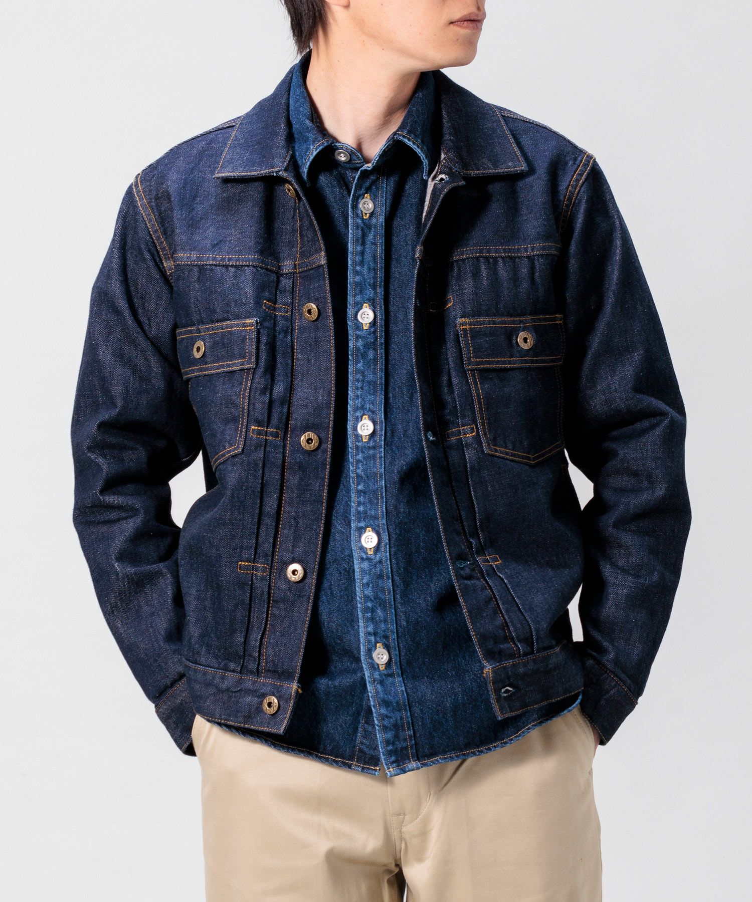 JAPAN BLUE JEANS】12.5oz Type 2 Denim Jacket 12.5oz ソフトデニム 