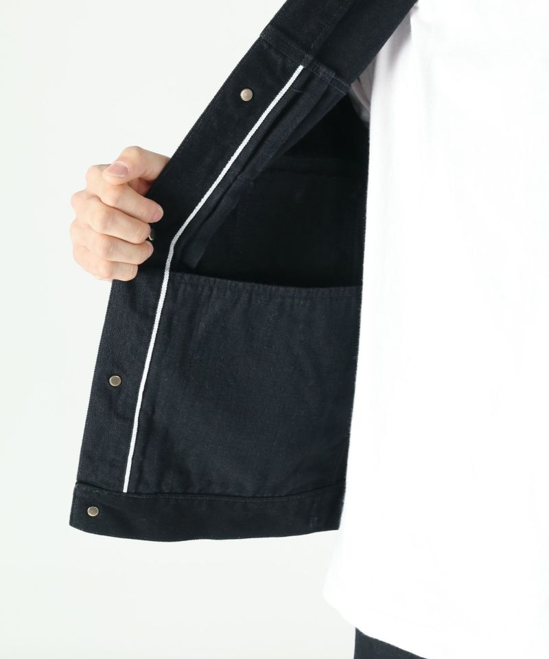 JAPAN BLUE JEANS】14oz Black Type 2 Denim Jacket 14oz JAPAN BLUE JEANS】14oz Black Type 2 Denim Jacket 14oz