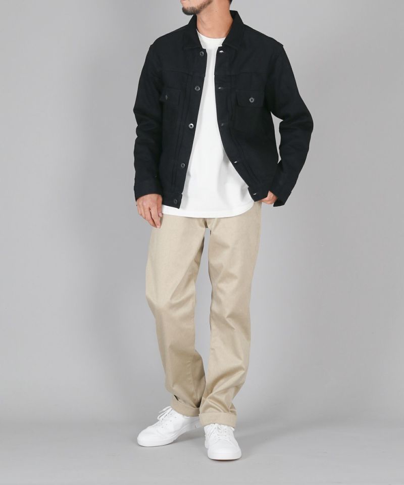 JAPAN BLUE JEANS】14oz Black Type 2 Denim Jacket 14oz JAPAN BLUE JEANS】14oz Black Type 2 Denim Jacket 14oz