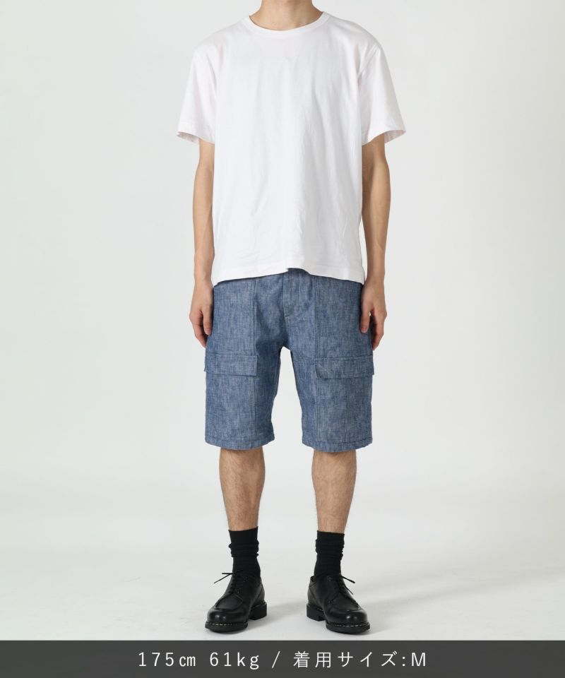 ジャパンブルージーンズ 14ozヘビーシャンブレー カバーオール&ショーツ 14oz Heavy Chambray | デニム研究所 by JAPAN BLUE オンライン