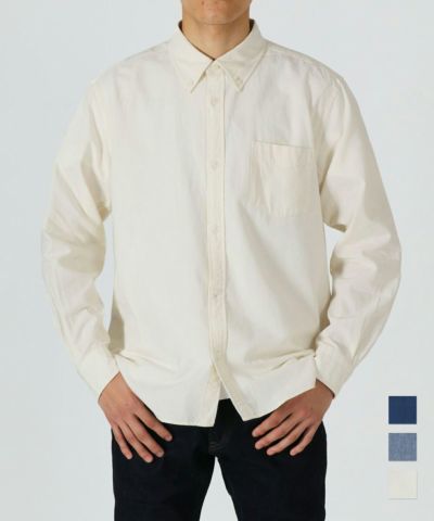 桃太郎JEANS】CHAMBRAY BUTTON DOWN SHIRT | デニム研究所 by