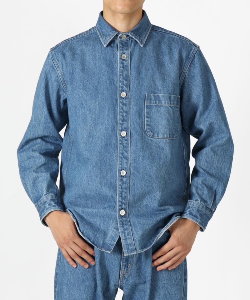 【JAPAN BLUE JEANS】Denim Shirt 13oz ナチュラルデニム(LID 