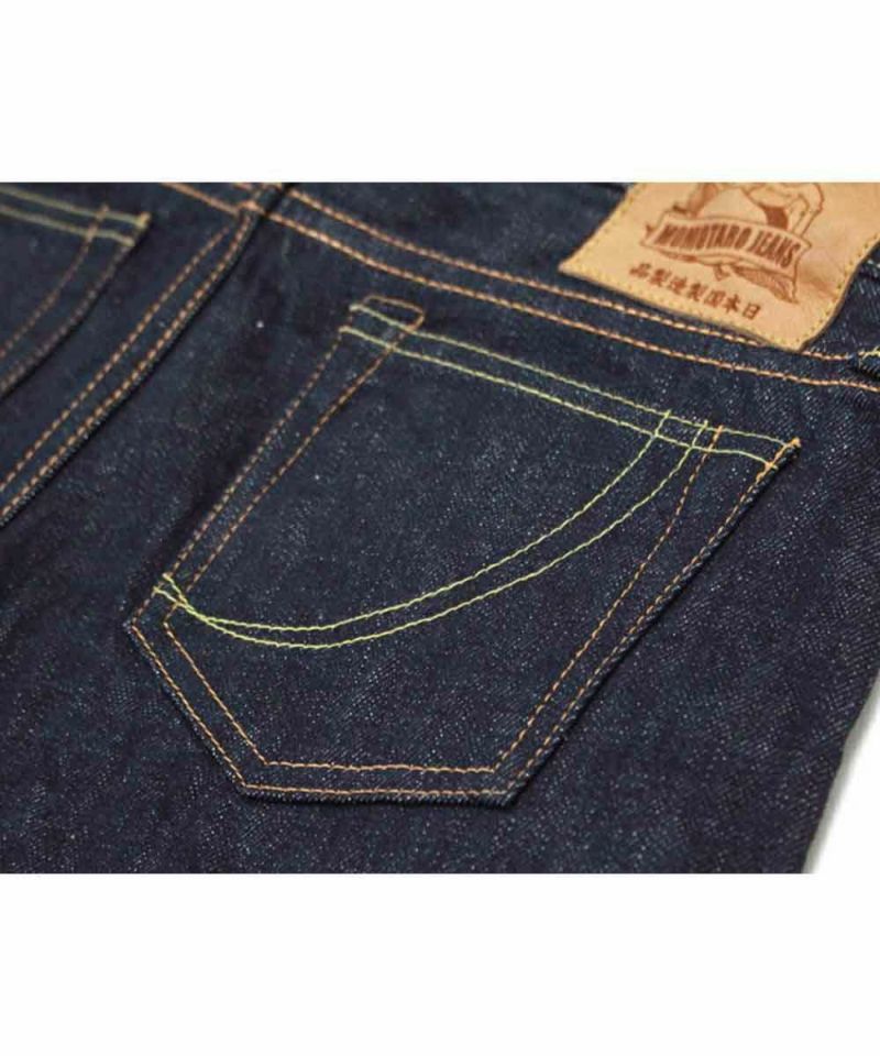 桃太郎JEANS】14.7オンス銅丹特濃レディースレギュラーライズタイト 