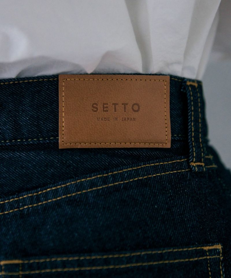 SETTO】CROPPED JEANS 12ozセルヴィッチデニム | デニム研究所