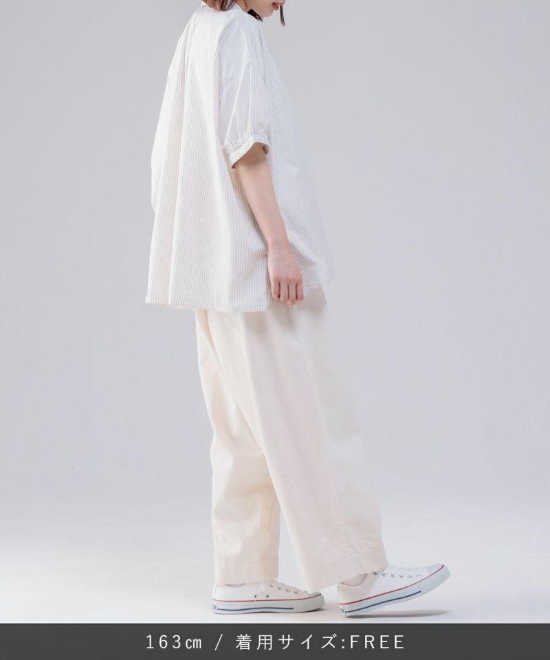 SETTO FARMS SHIRT 5分袖　サックス SETTO FARMS SHIRT 5分袖 サックス トップス