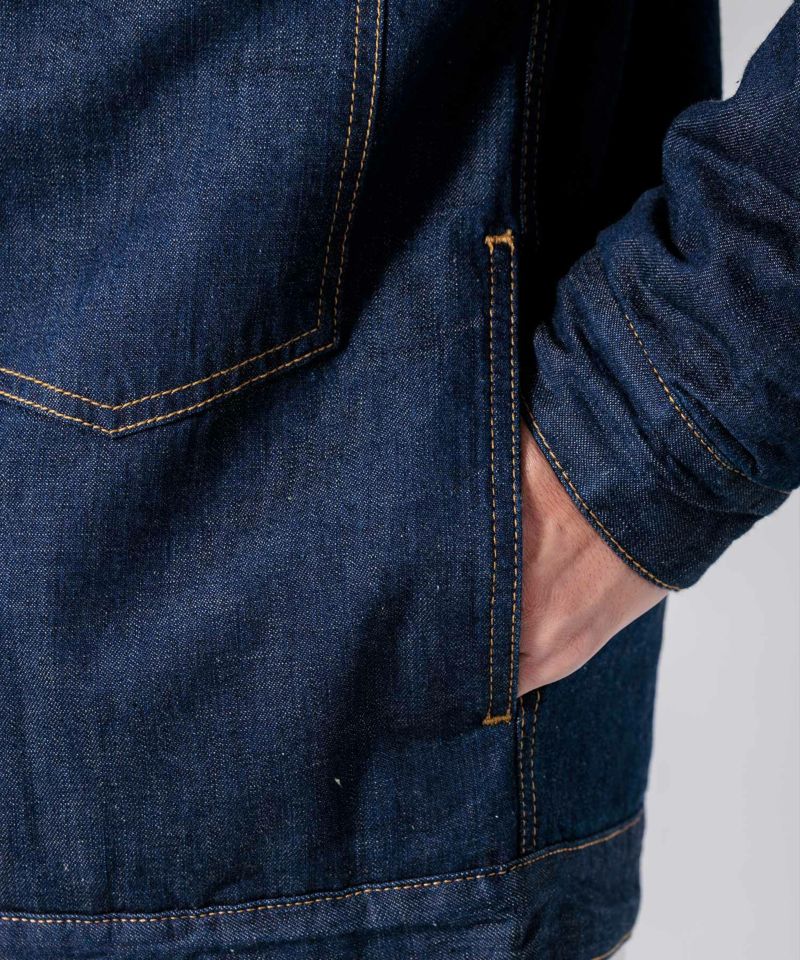 JAPAN BLUE JEANS】8oz Denim Padded Jacket | デニム研究所 by