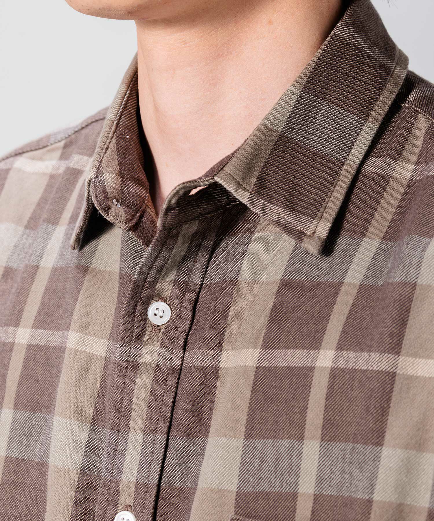 うえだしろう JAPAN BLUE JEANS】Sulpher Dyed Check Shirts | デニム研究所 by