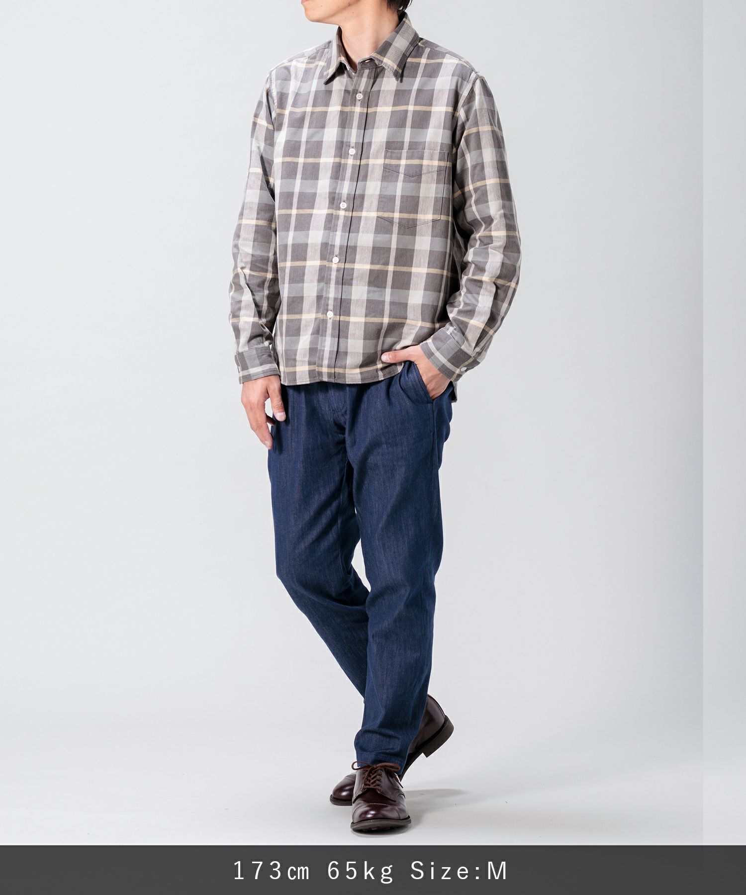JAPAN BLUE JEANS】Sulpher Dyed Check Shirts | デニム研究所 by