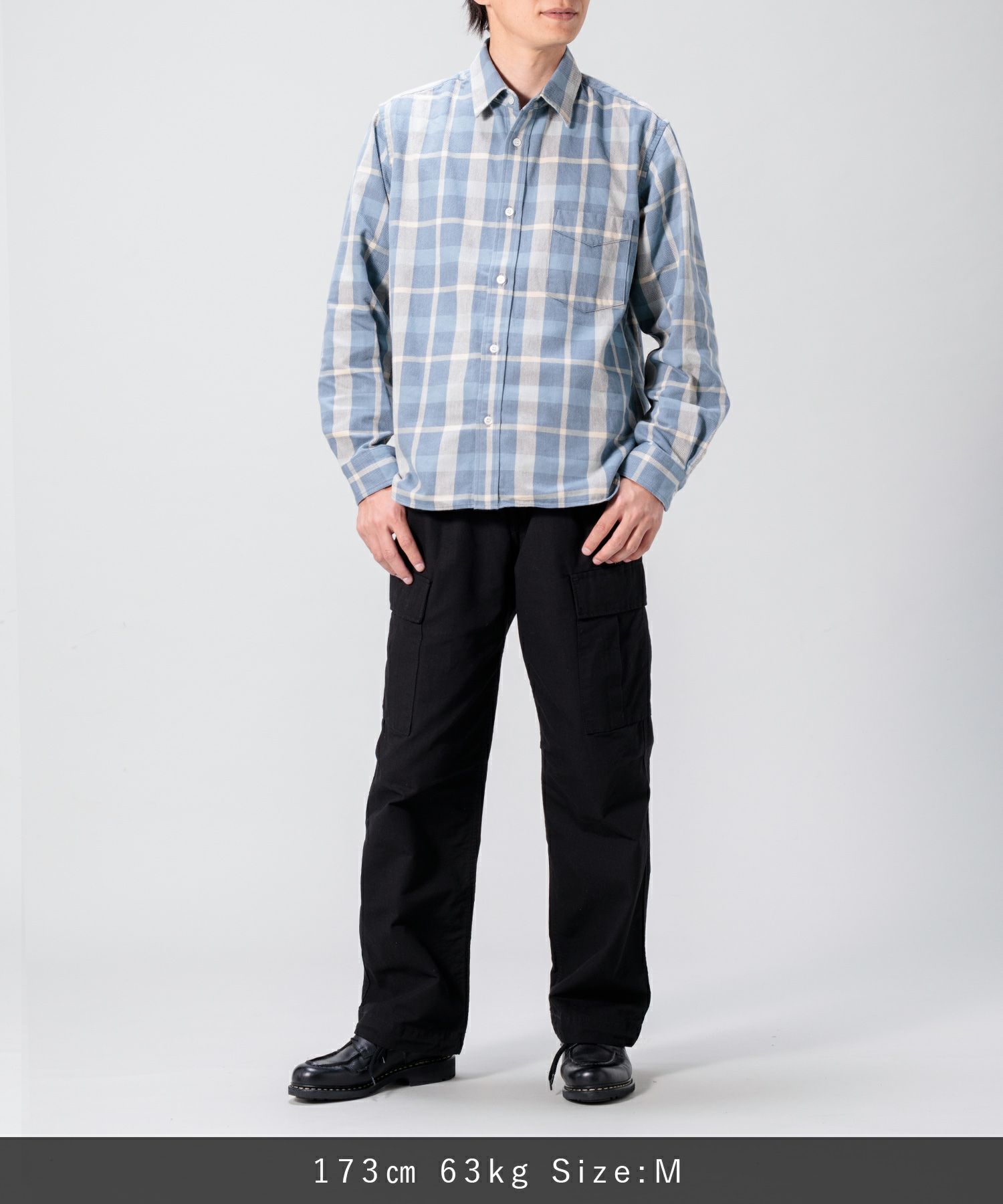うえだしろう JAPAN BLUE JEANS】Sulpher Dyed Check Shirts | デニム研究所 by