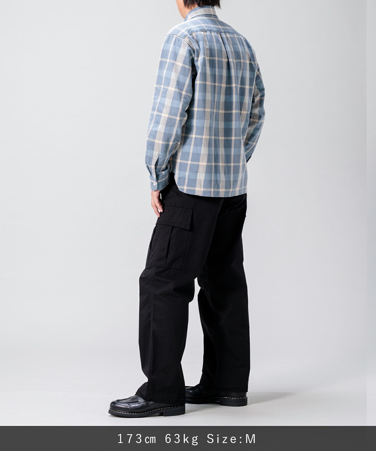 うえだしろう JAPAN BLUE JEANS】Sulpher Dyed Check Shirts | デニム研究所 by
