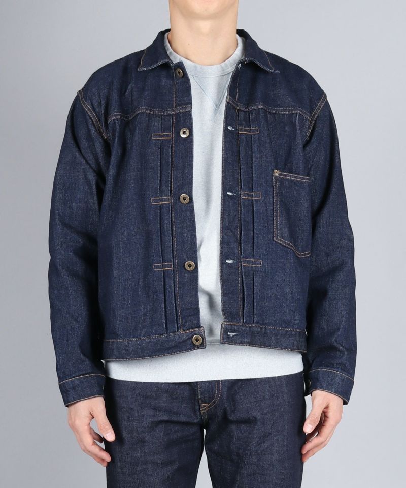 【JAPAN BLUE JEANS】Type1 Denim Jacket 13.5oz スビンゴールド綿セルヴィッチ | デニム研究所 by  JAPAN BLUE オンラインショップ