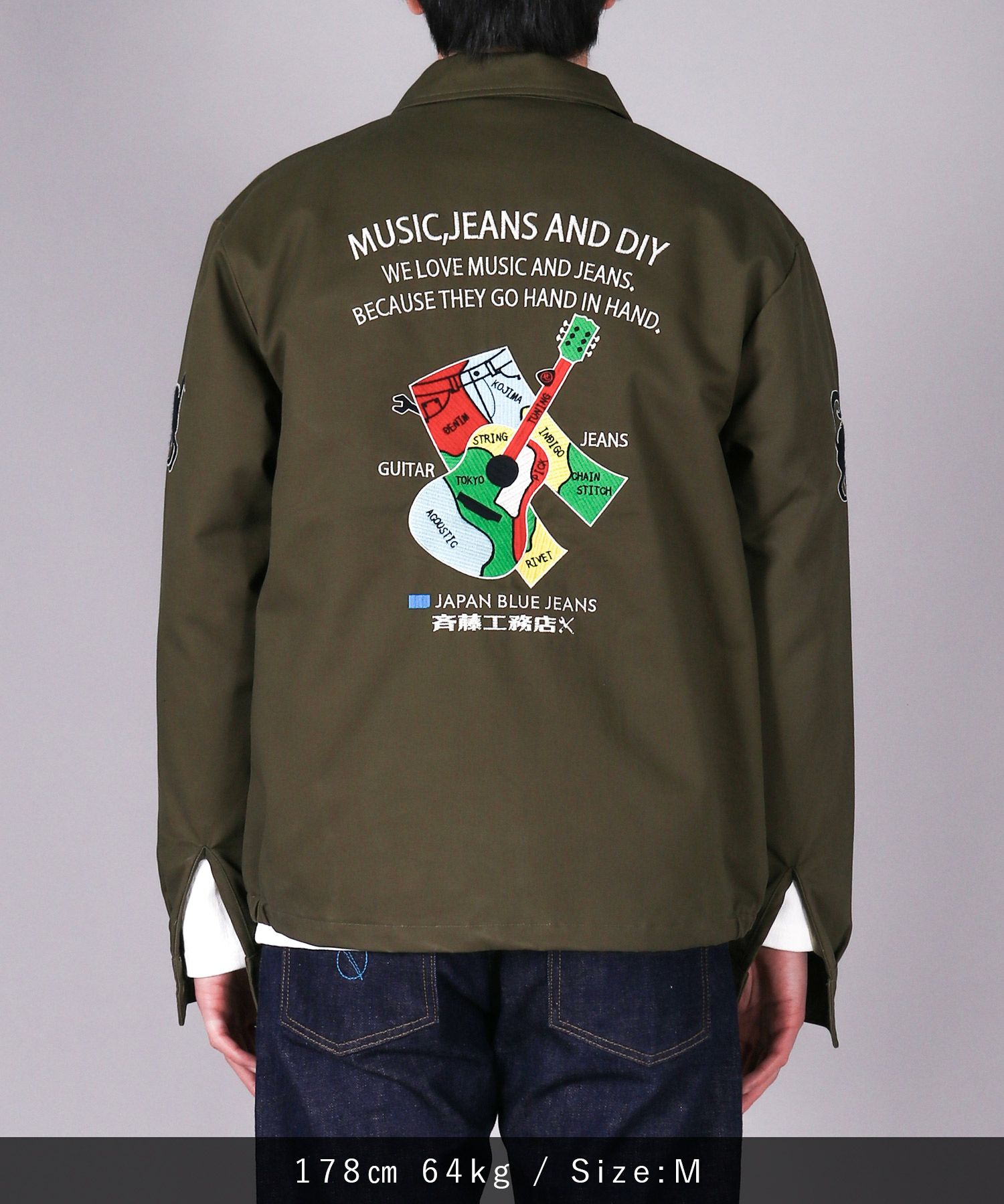 斉藤工務店×JAPAN BLUE JEANSコラボ】 オリジナルガレージベトジャン 